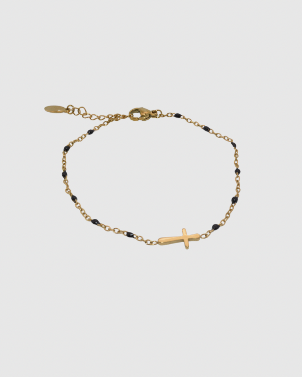 Enamel Cross bracelet