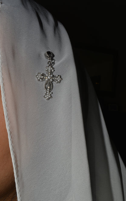 Sacred Cross Veil Magnet