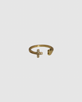 Heart & Cross Ring